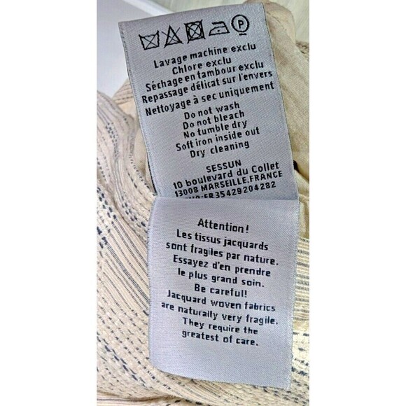 Sessun Rosselito Jacquard Tweed Open Back Shift Mini Dress Sz XS Lined N88 - Picture 7 of 11